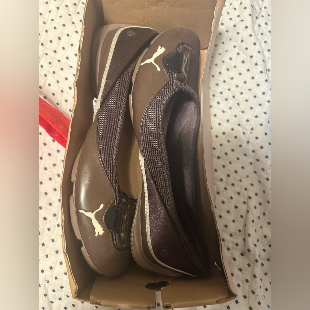 Puma Women's Dark Brown Ballet Flats